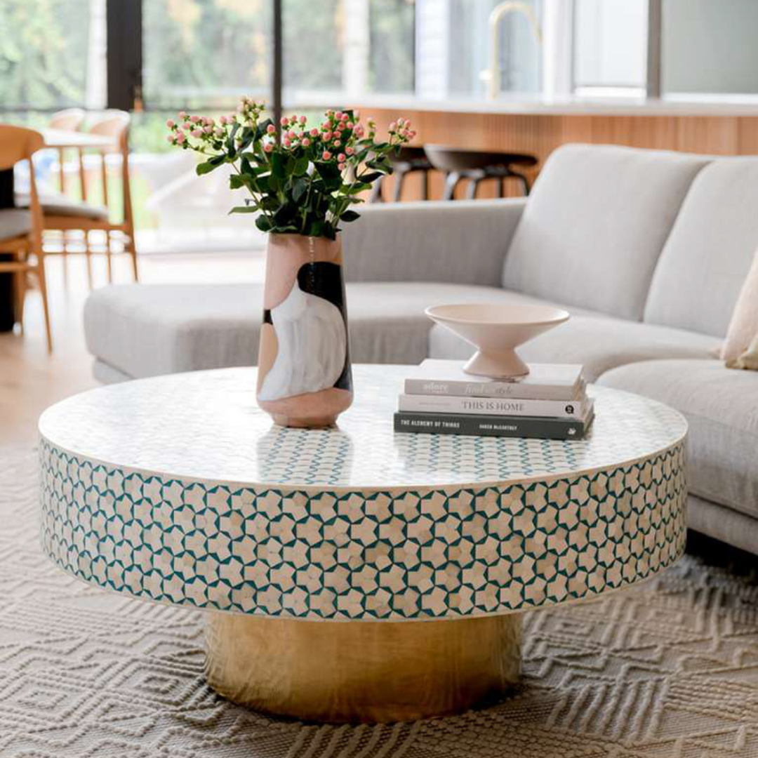 Cremini Inlay Coffee Table