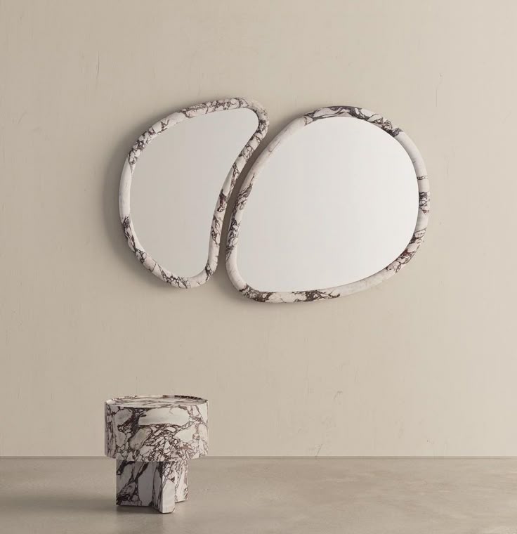 Azena Wall Mirror / Marble