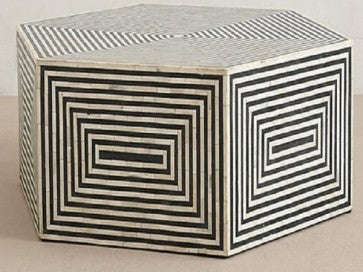 Hexad Inlay coffee table