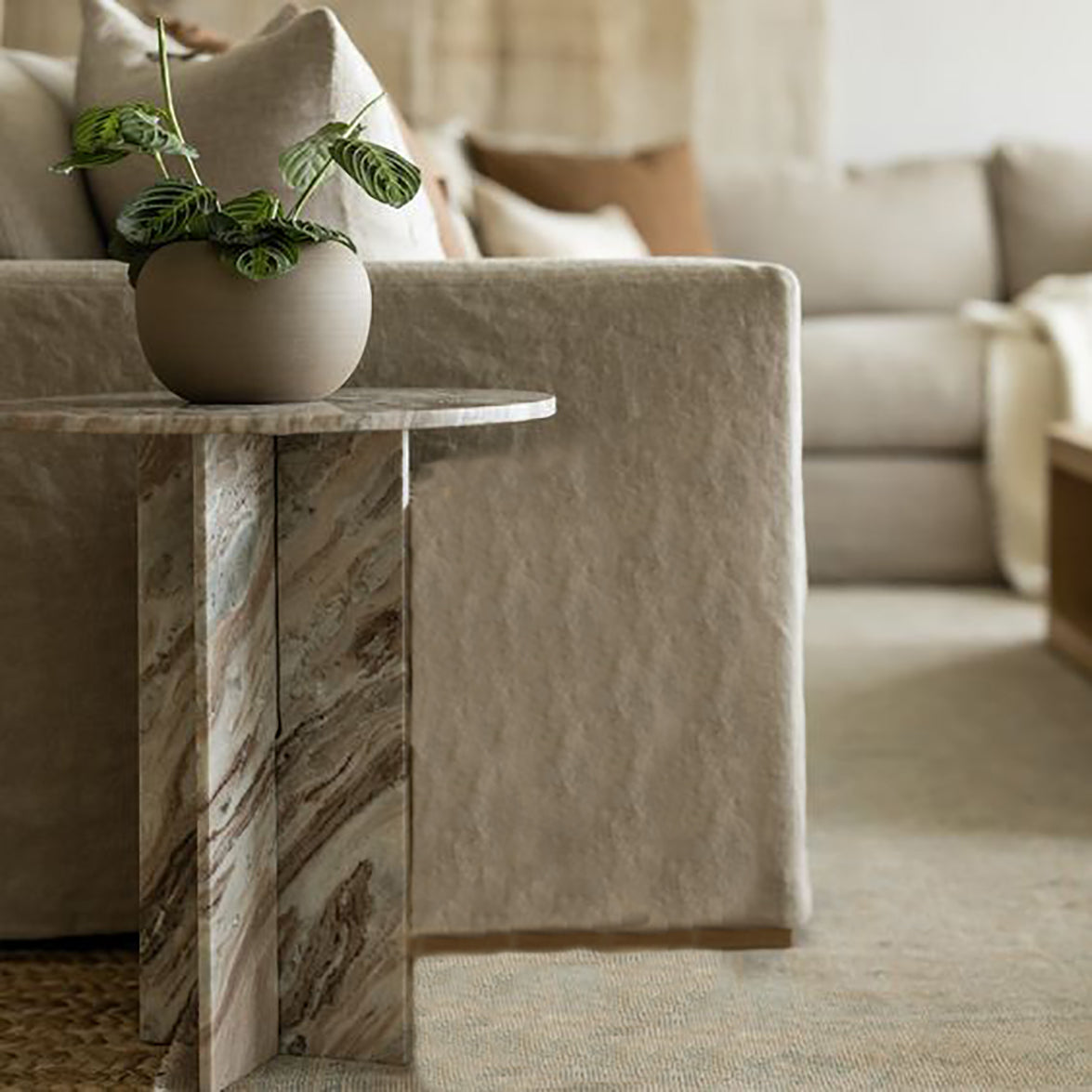 Cross End Table
