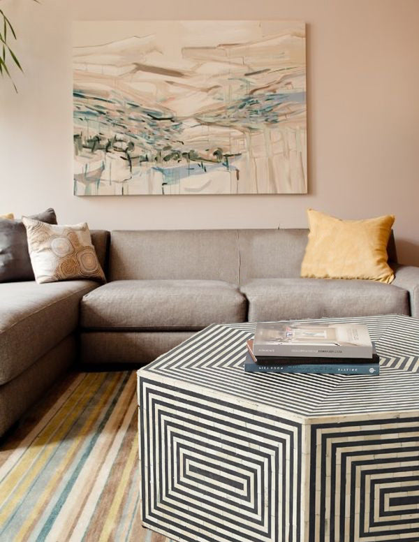 Hexad Inlay coffee table