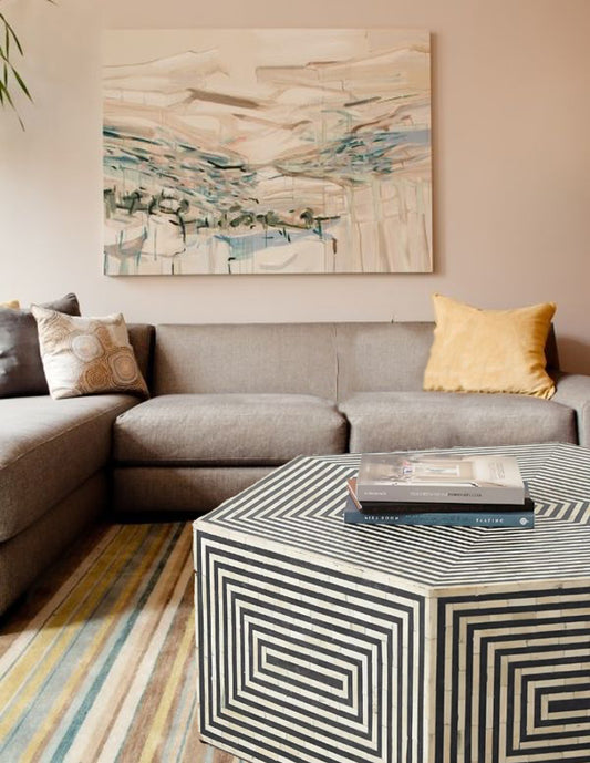 Hexad Inlay coffee table