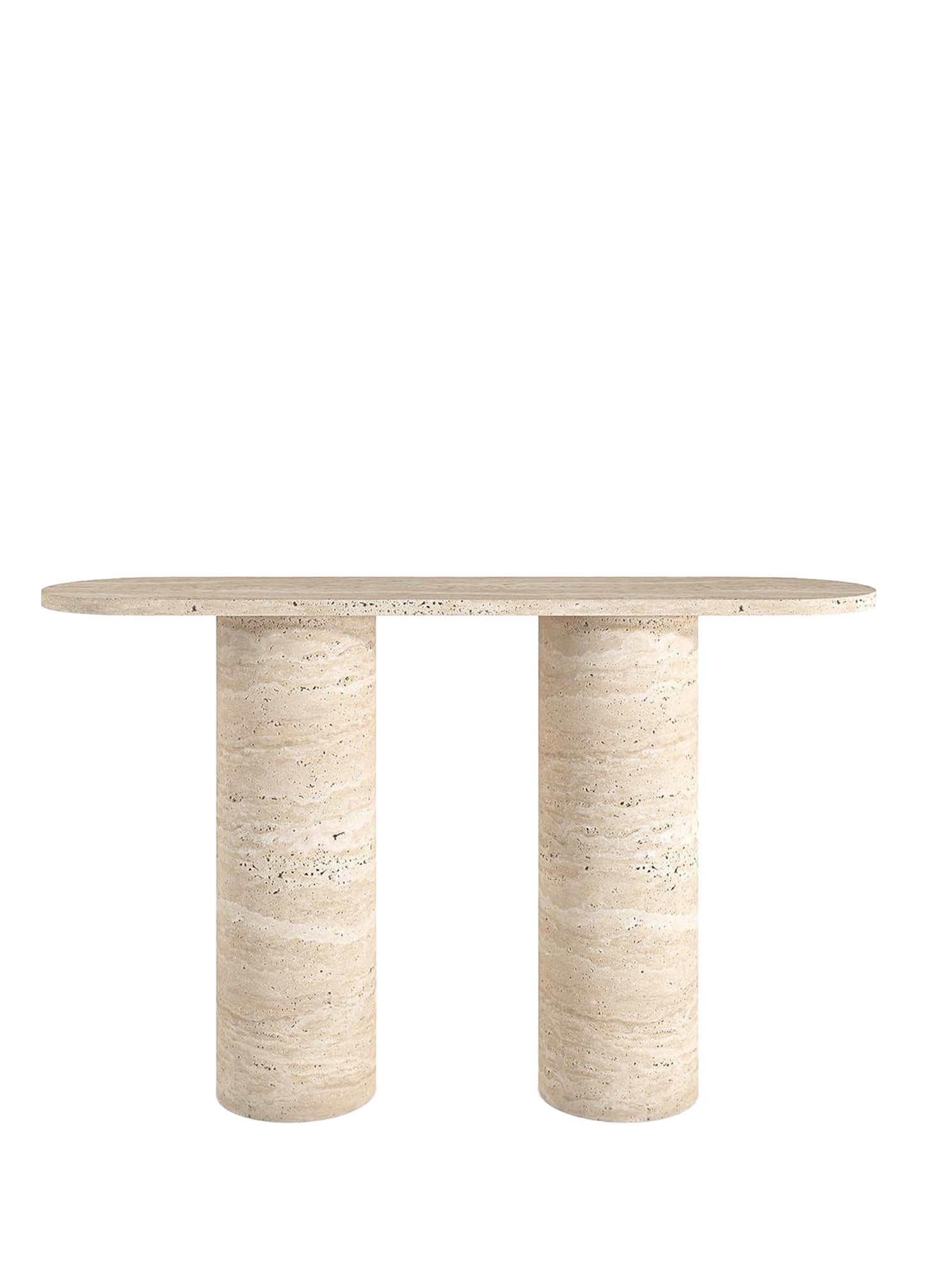 Gwen Console Table / Travertine Table