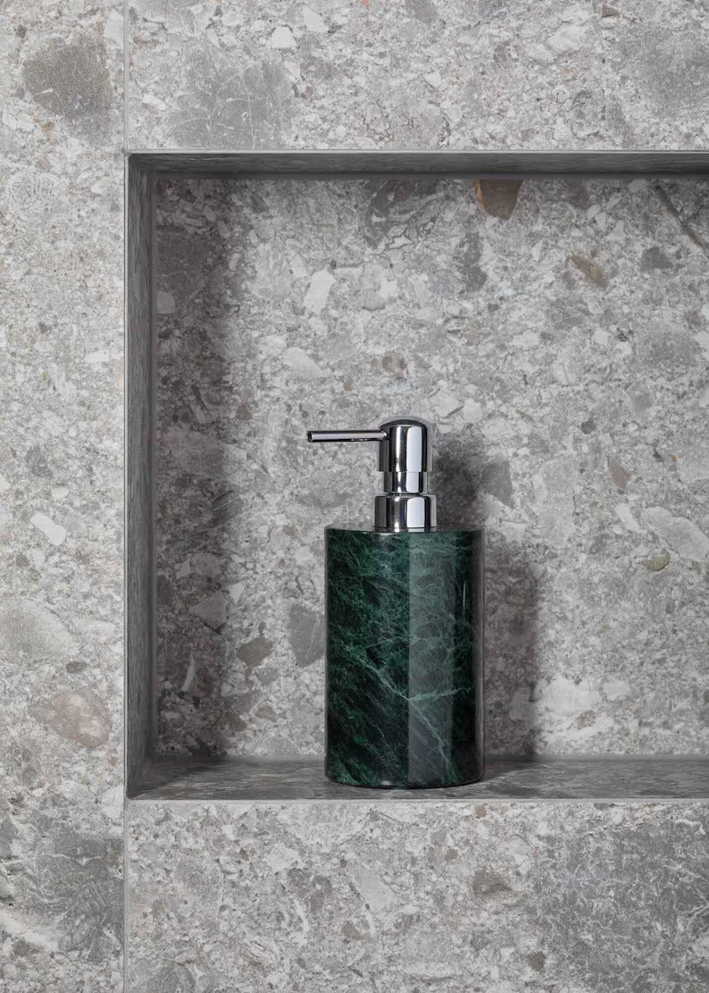 Green Marble Bath Accessories
