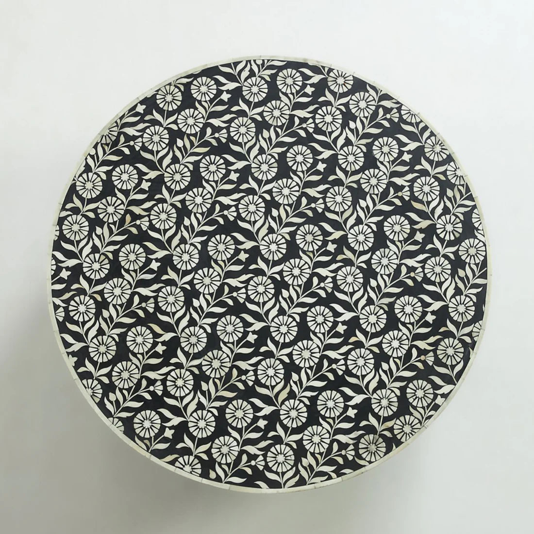 Ebony Petal Inlay Coffee Table