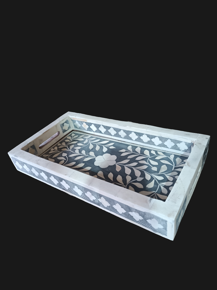 Black and White Tray