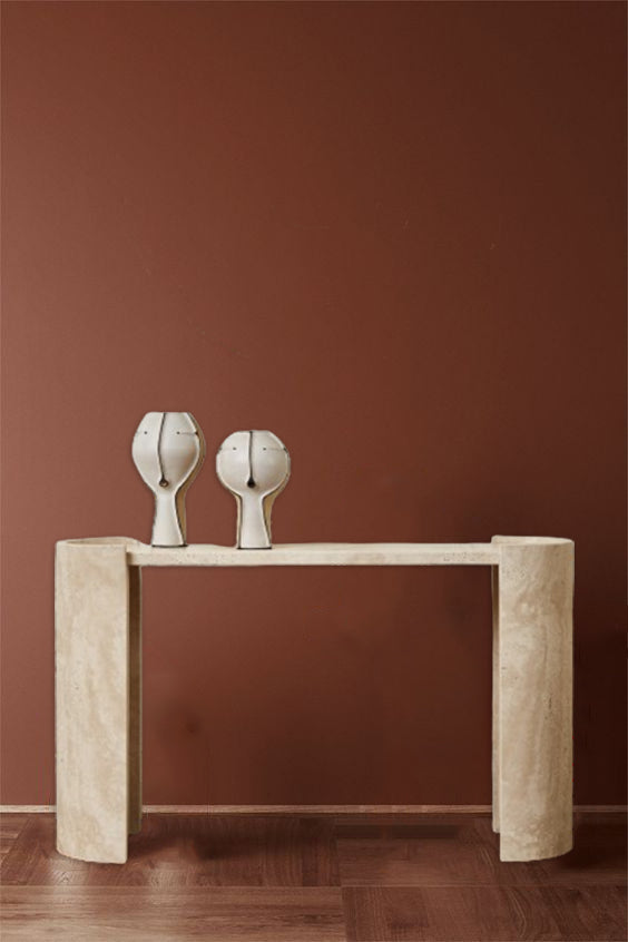 Brigitte Console Table //Travertine
