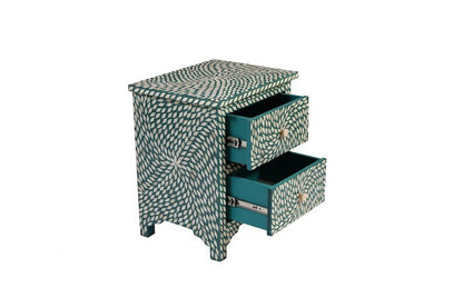 Emerald Elegance Bedside