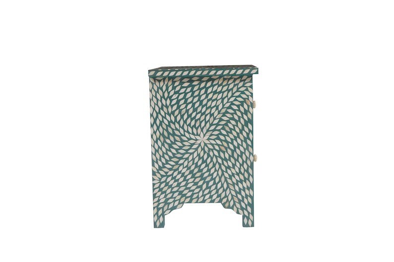 Emerald Elegance Bedside