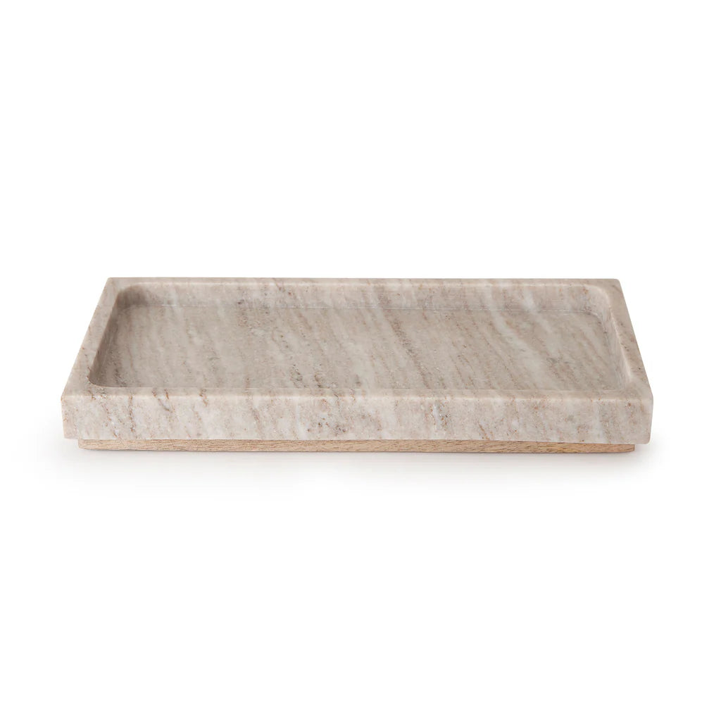 Brown Marble Bath Accessories